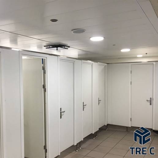 Doga controsoffitto in lamiera preverniciata