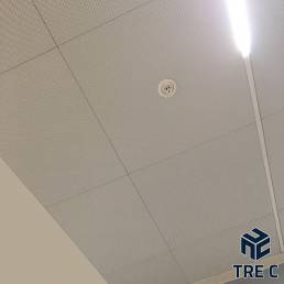 Quadrotto controsoffitto lamiera microforata