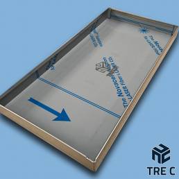 Vaschetta raccogli condensa in alluminio