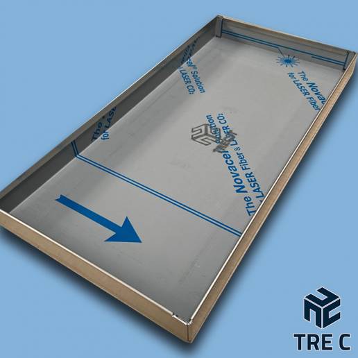 Vaschetta raccogli condensa in alluminio