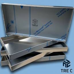 Vaschetta raccogli condensa in alluminio spessore 1,5mm