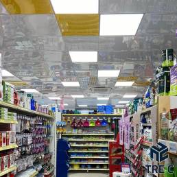 Clip-In Ceiling 600x600 plain glossy finish