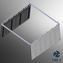 HATCH FOR METAL CEILING PANELS