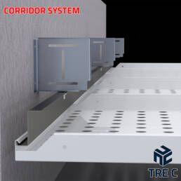 TRE C Corridor System Hook-On Metal Ceiling Panels