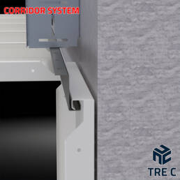 TRE C Corridor System Hook-On Metal Ceiling Panels