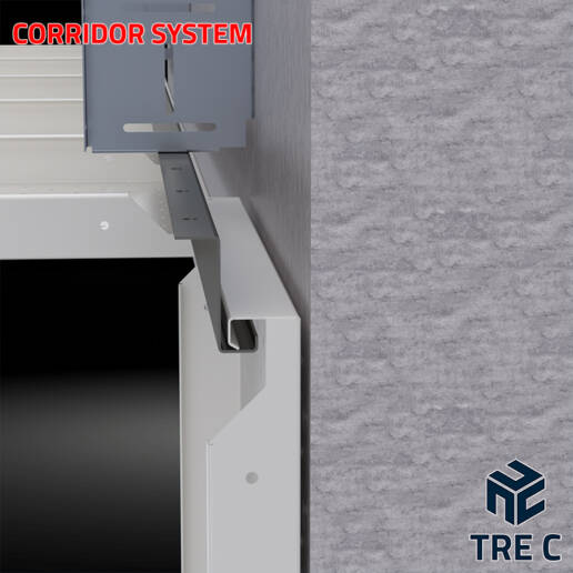 TRE C Corridor System Hook-On Metal Ceiling Panels