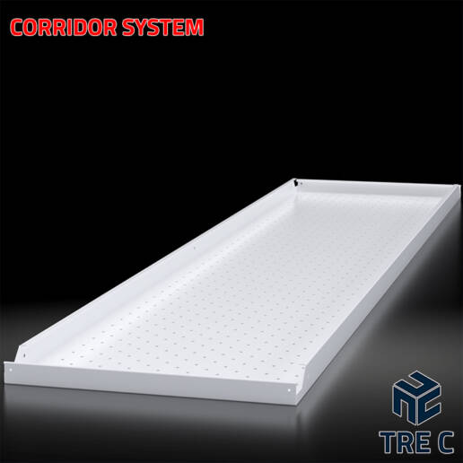 TRE C Corridor System Hook-On Metal Ceiling Panels