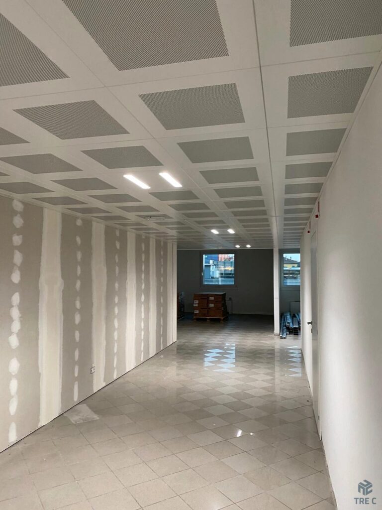 Controsoffitto metallico CLIP-IN TRE C